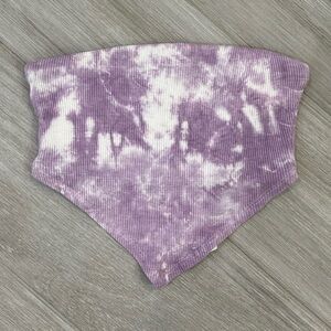 Full Tilt Tie-Dye Lavender Bandana Tube Top XS Tilly's NEW with Tags